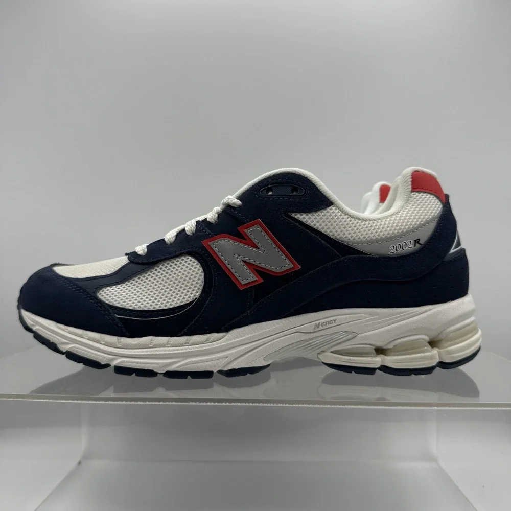 Brand New Men's New Balance 2002R M2002RRB USA White Blue Red Shoes Size 9.5
